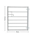Durable Galvanized Metal Field Farm Gate Farm Gates Living and Home 3FT/0.9M 