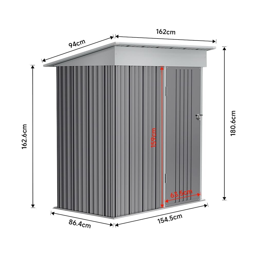 3×5 ft/ 4×6ft/ 6×8 ft/ 10×8ft/ 10×10ft/ 10×12ft Metal Outdoor Garden Storage Shed Motorcycle Sheds with Lockable Garden Sheds Living and Home 